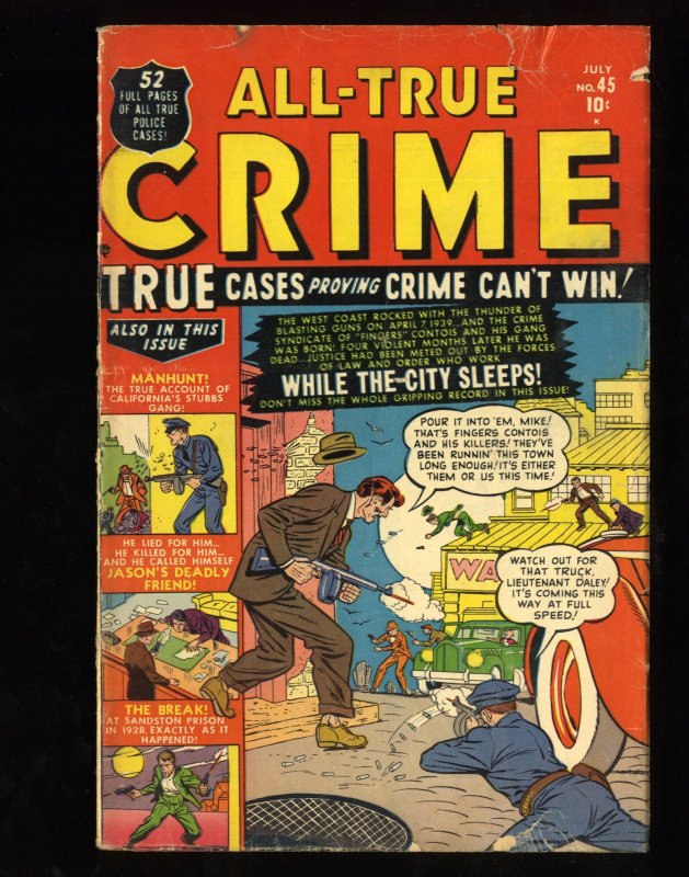 All-True Crime #45 VG 4.0
