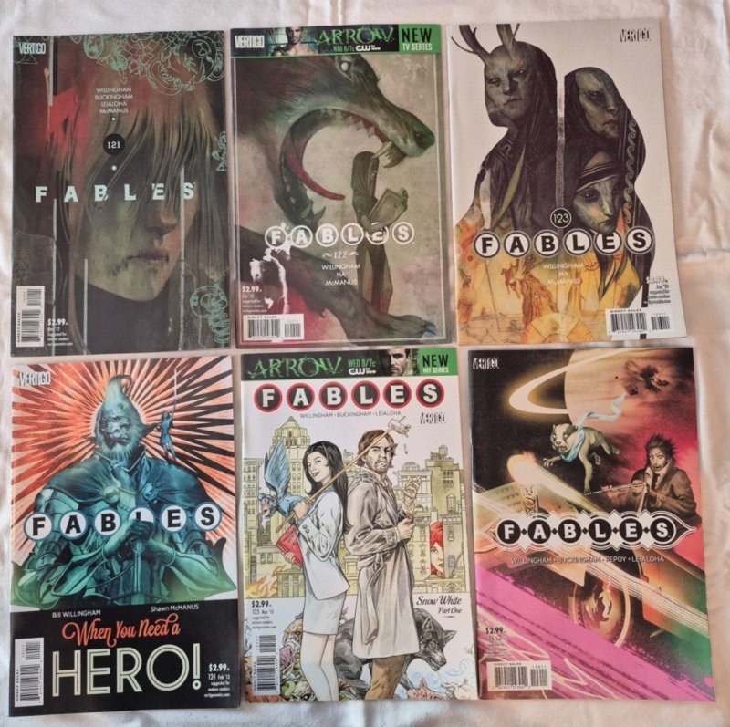 Lot of 36 Fables Comic Issues 114-149 Vertigo NM