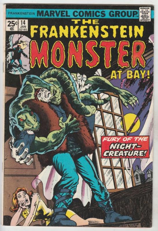 Frankenstein, the Monster of #14 (Jan-75) VF/NM High-Grade Frankenstein