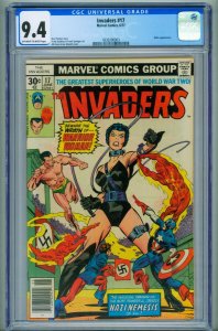 The Invaders #17 CGC 9.4 1977- CAPTAIN AMERICA comic book 4330290003