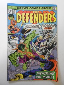 The Defenders #31 (1976) FN- Condition! MVS intact!