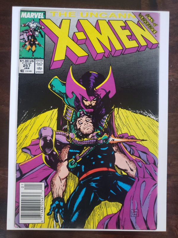 Uncanny X-Men 257 Mark Jeweler's insert