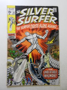 The Silver Surfer #18 (1970) VG+ Condition stamp fc