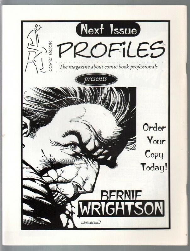 Comic Book Profiles #1 Winter 1998-1st issue-Joe Kubert issue-VF