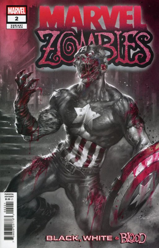 Marvel Zombies: Black, White & Blood #2 Lucio Parrillo Variant