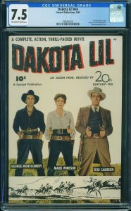 Fawcett Movie Comic (Dakota Lil) #1 (1949) CGC 7.5 VF-