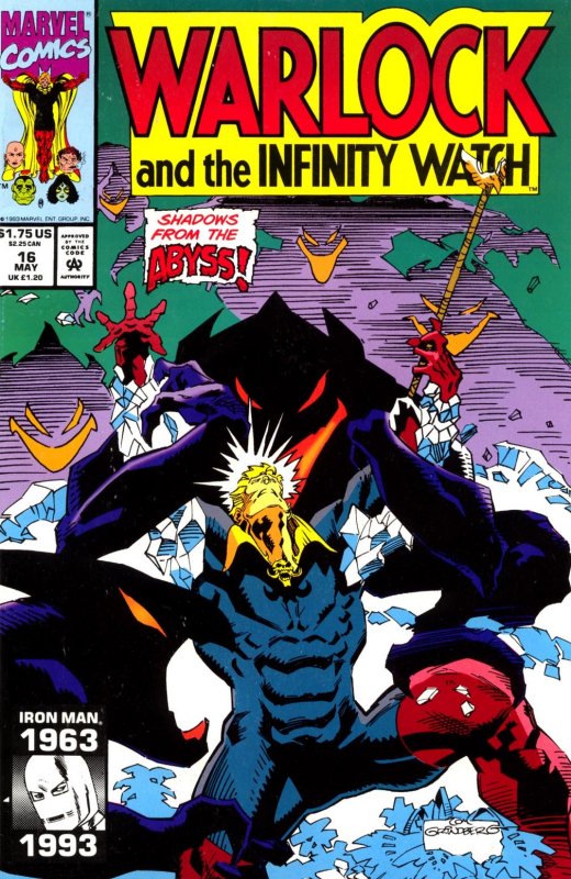 WARLOCK & THE INFINITY WATCH #16 (1993) TOM GRINDBERG | DIRECT EDITION