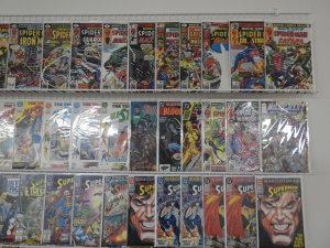 Huge Lot 140+ Comics W/ Superman, Spider-Man, Hulk +More! Avg. VF-