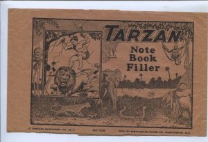 Tarzan Note Book Filler Band #3 1930's-size is about 8 x 5-Tarzan attacks lio...