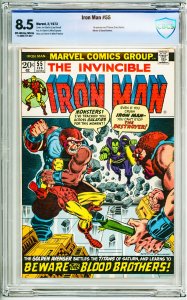 Iron Man #55 (1973) CBCS 8.5! 1st Appearance of Thanos!