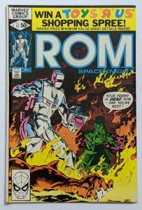 Rom Annual #1 FN 1982 Stock Image