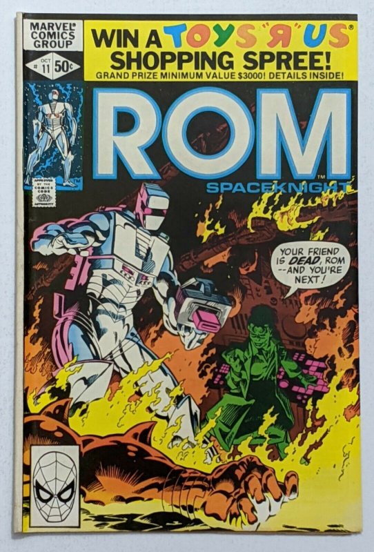 Rom Spaceknight 11 Oct 1980 Marvel FN 6.0
