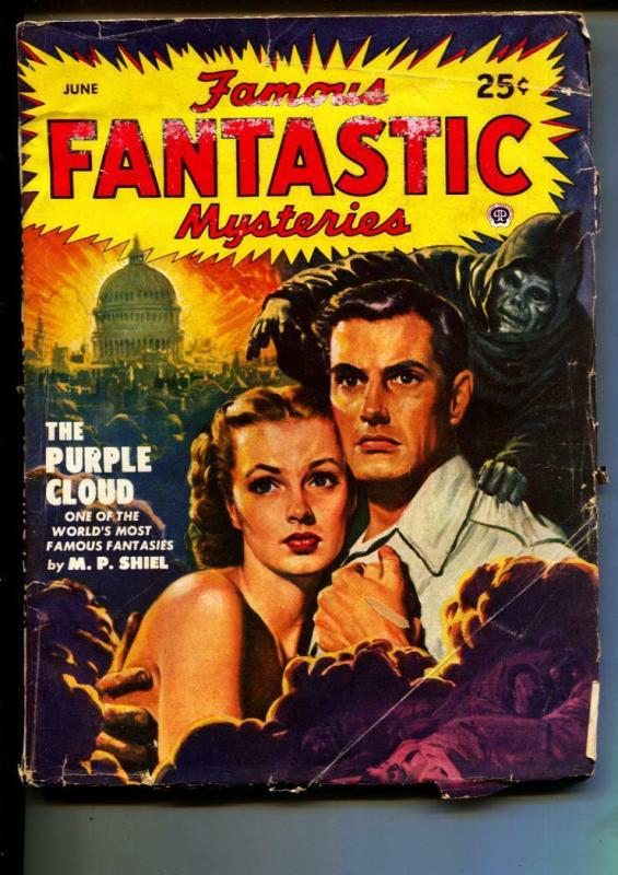 Famous Fantastic Mysteries-Pulp-6/1949-M. P. Shiel-Purple Cloud