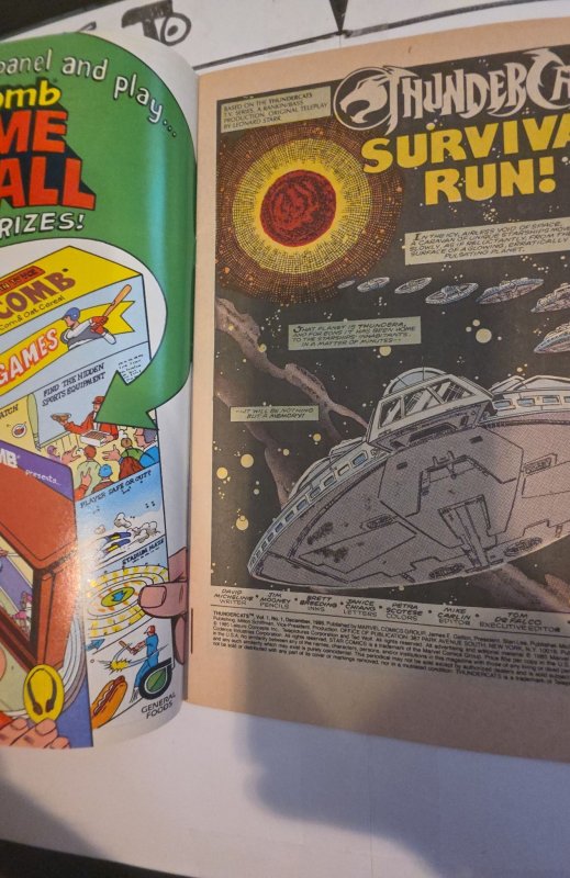 Thundercats #1 (1985)first app in their solo title