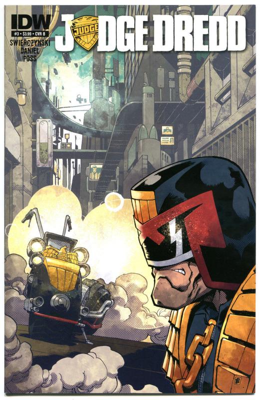 JUDGE DREDD #3 B, NM, IDW,  2012, Sci-fi, Police, I am the Law, more in store