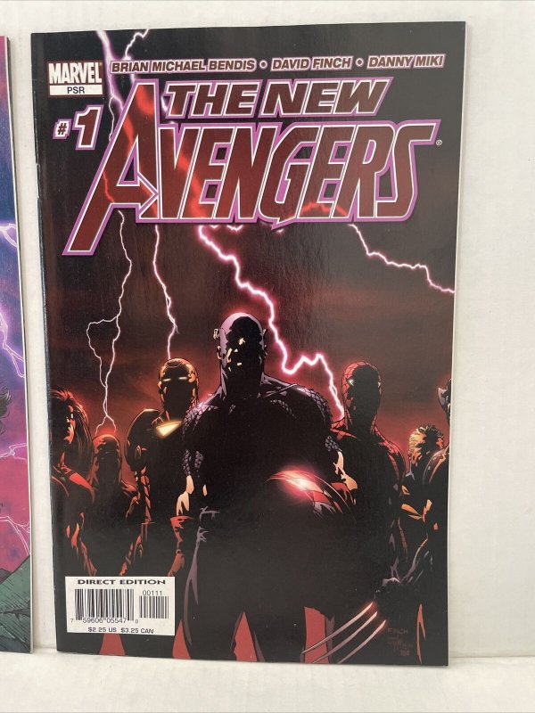 The New Avengers #1 Variant And 1st Print Lot Of 2