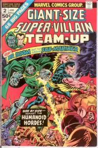 SUPER VILLAIN TEAM UP GS  2 VF June 1975 COMICS BOOK