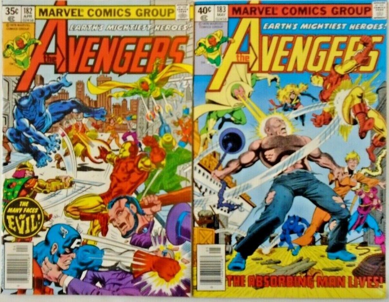 *Avengers #181-185 (5 books) with FREE Shipping!