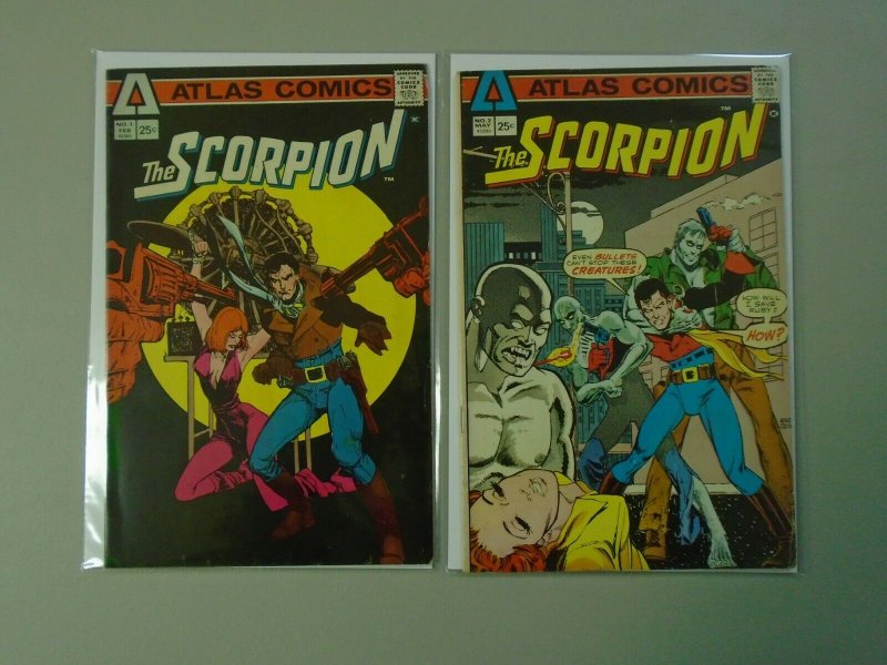 Scorpion #1+2 5.0 VG FN (1975 Atlas)