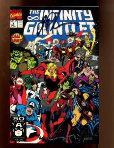INFINITY GAUNTLET #3 - SIGNED BY JIM STARLIN (VF/NM) 1991