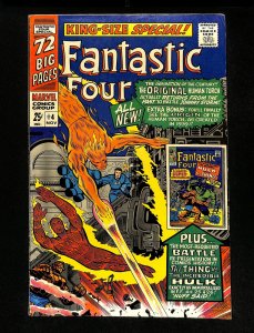 Fantastic Four Annual #4 1st Silver Age Appearance of GA Human Torch!