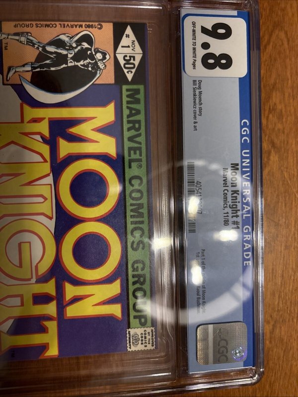 Moon Knight (1980) # 1 (CGC 9.8) | Sienkiewicz Cover | 1st App Raoul Bushman