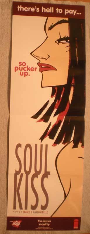 SOUL KISS Promo Poster, Cinello, 11x34, 2009, Unused, more Promos in store