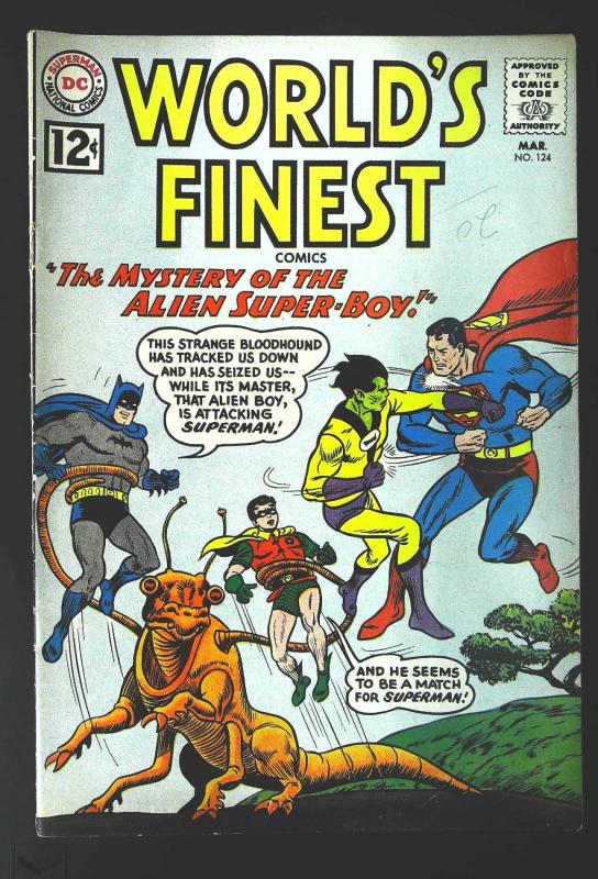 World's Finest Comics #124, VG+ (Actual scan)