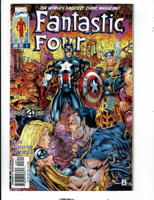 Lot Of 12 Fantastic Four Marvel Comic Books # 1 2 3 4 5 6 7 8 10 11 12 13 JD4