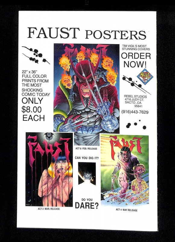 Faust #1 Rebel Edition Variant Tim Vigil!