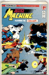 Justice Machine featuring The Elementals #2 Direct Edition (1986) Elementals