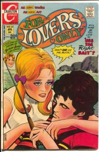 For lovers Only #64 1972-Charlton-death cover-Shirley Jones-swinger-VG