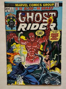*Ghost Rider (1973) 2 Very Good (G Partially Inked, otherwise Fine-)