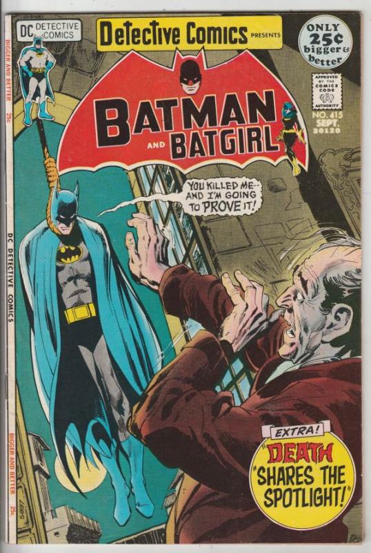 Detective Comics #415 (Sep-71) VF+ High-Grade Batman