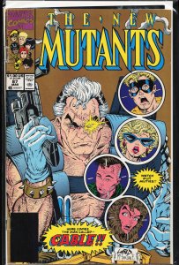 The New Mutants #87 Second Print Cover (1990) New Mutants [Key Issue]