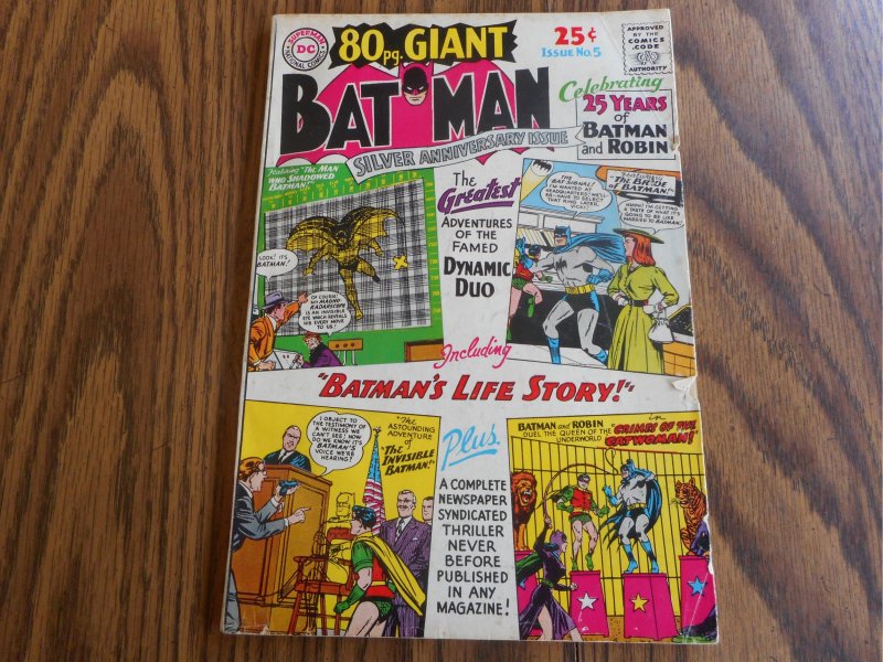80 Page Giant # 5 25th Anniversary of Batman & Robin