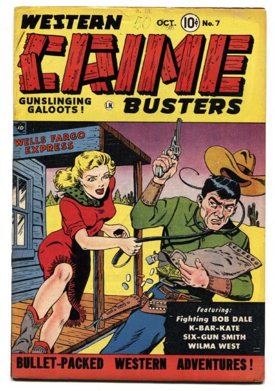 Western Crime Busters #7 1951-Good Girl Art-Wilma West- FN+