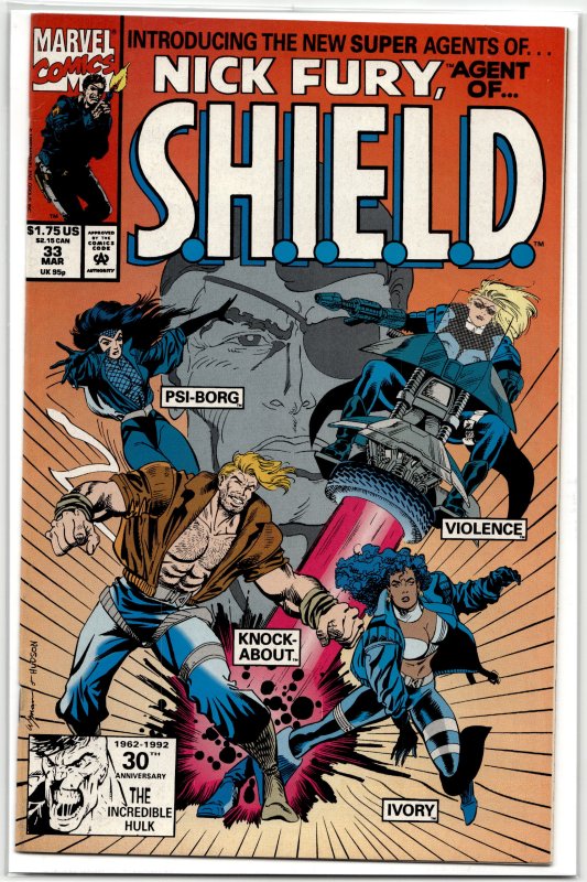 Nick Fury, Agent of SHIELD #33 (1992) Nick Fury