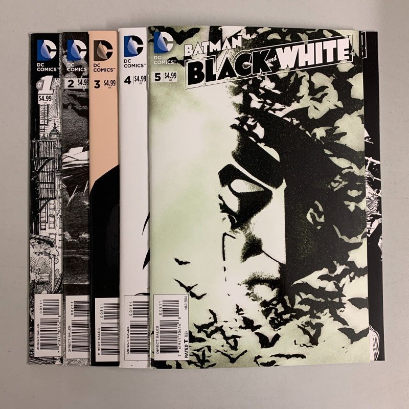 Batman Black & White #1-6 Set (DC 2013) 1 2 3 4 5 6 Chip Kidd (9.0+) 