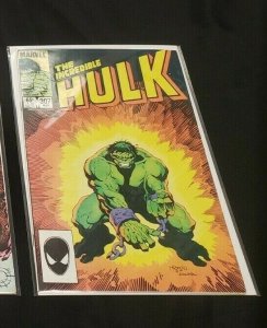 THE INCREDIBLE HULK 3PC (VF) ISSUES #298, 301, 307, SLEEPWALKER 1984-85