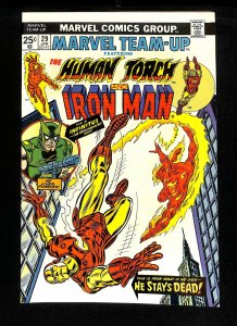 Marvel Team-up #29 Human Torch Iron Man!