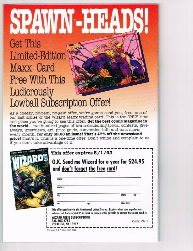 Spawn #8 (1992) - 9.4 NM *In Heaven/Spiderman Homage Cover*