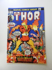 Thor #225 (1974) 1st appearance of Firelord FR/GD condition MVS missing