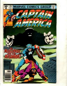 11 Captain America Marvel Comics 228 229 (2) 233 251 252 254 258 260 261 275 RM1