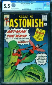 Tales to Astonish 44 CGC 5.5  1st Wasp ow/w pages!