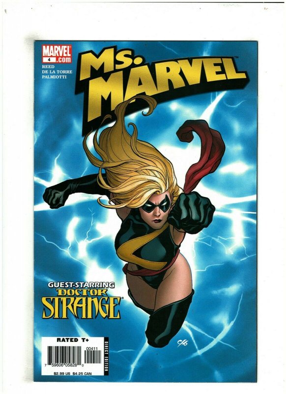 Ms. Marvel #4 VF/NM 9.0 Marvel Comics 2006 Frank Cho, Dr. Strange app. 