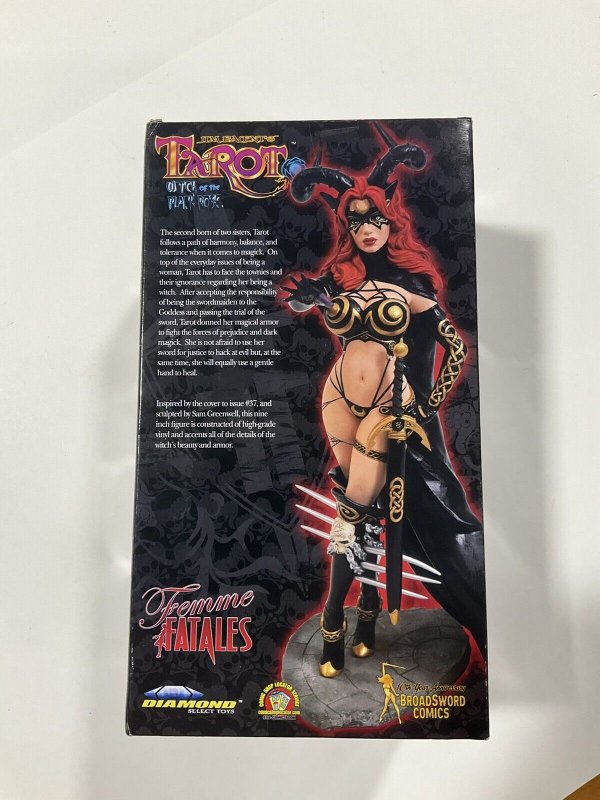 Jim Balent’s Tarot Witch Of The Rose Statue Box Sealed Femme Fatales HTF Diamond 