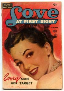 Love at First Sight #7 1951- Every Man Her Target G/VG