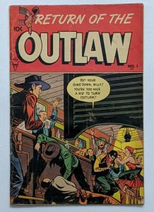 Return Of The Outlaw #1 (Feb 1953, Toby) VG 4.0 