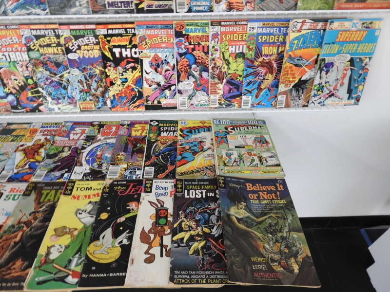 Huge Lot Silver/Bronze Low Grade Readers W/ Hulk, Thor, Cap+ *SEE DESCRIPTION!!